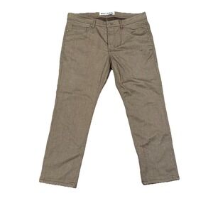 Mac Jeans Men's Arne 36x32 Brown Straight Designer Pants